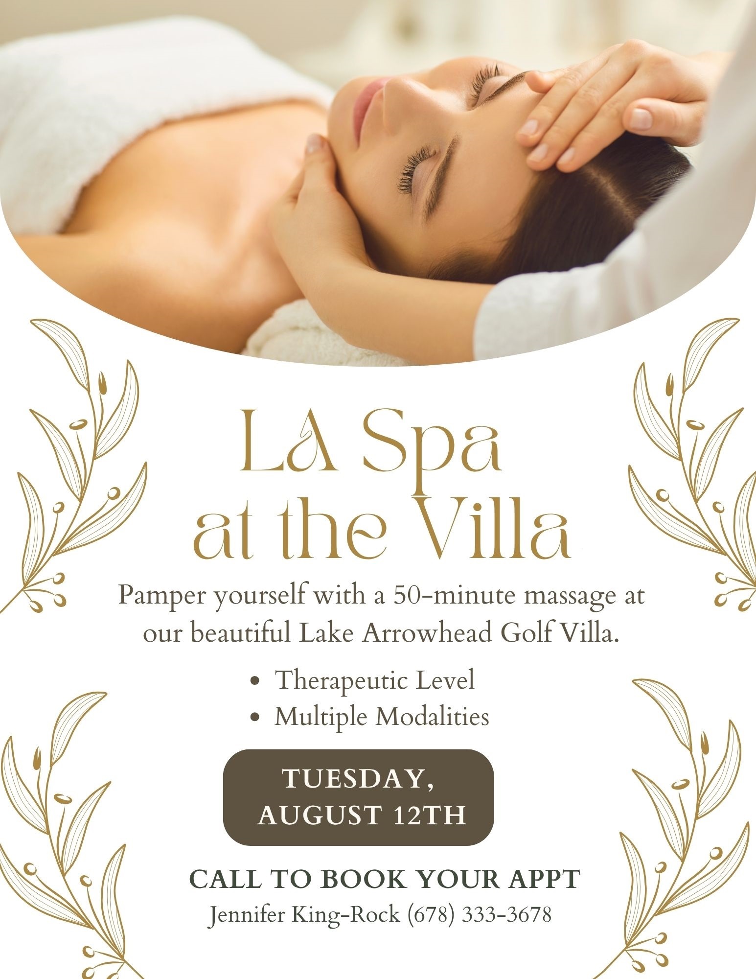 2025 LA Spa at the Villa August
