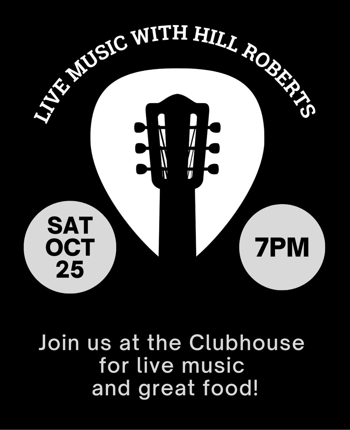 2025 Live Music with Hill Roberts OCT
