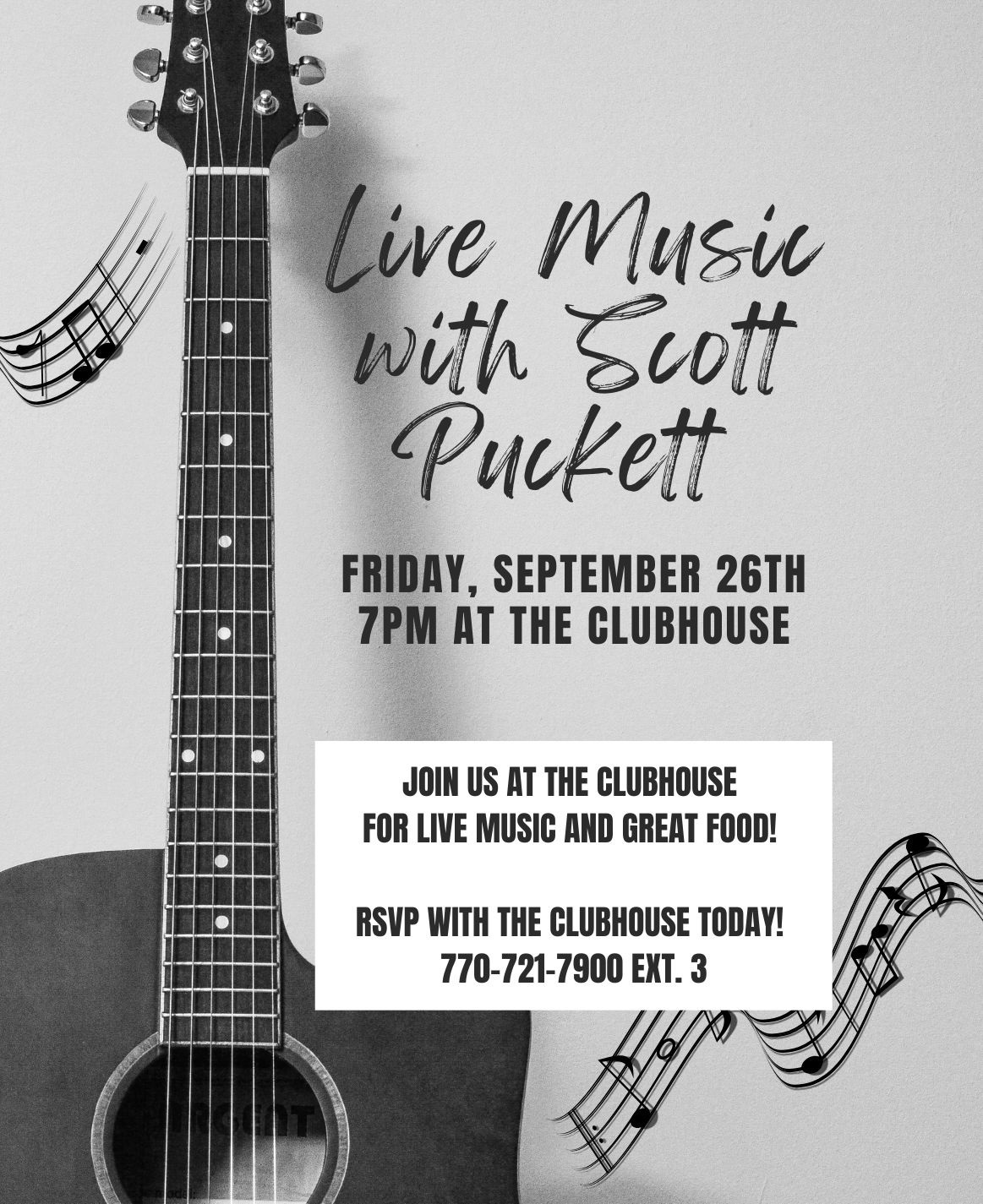 2025 Live Music with Scott Puckett SEPT