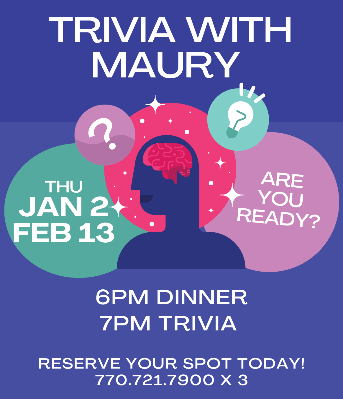 2025 Trivia with Maury January and February