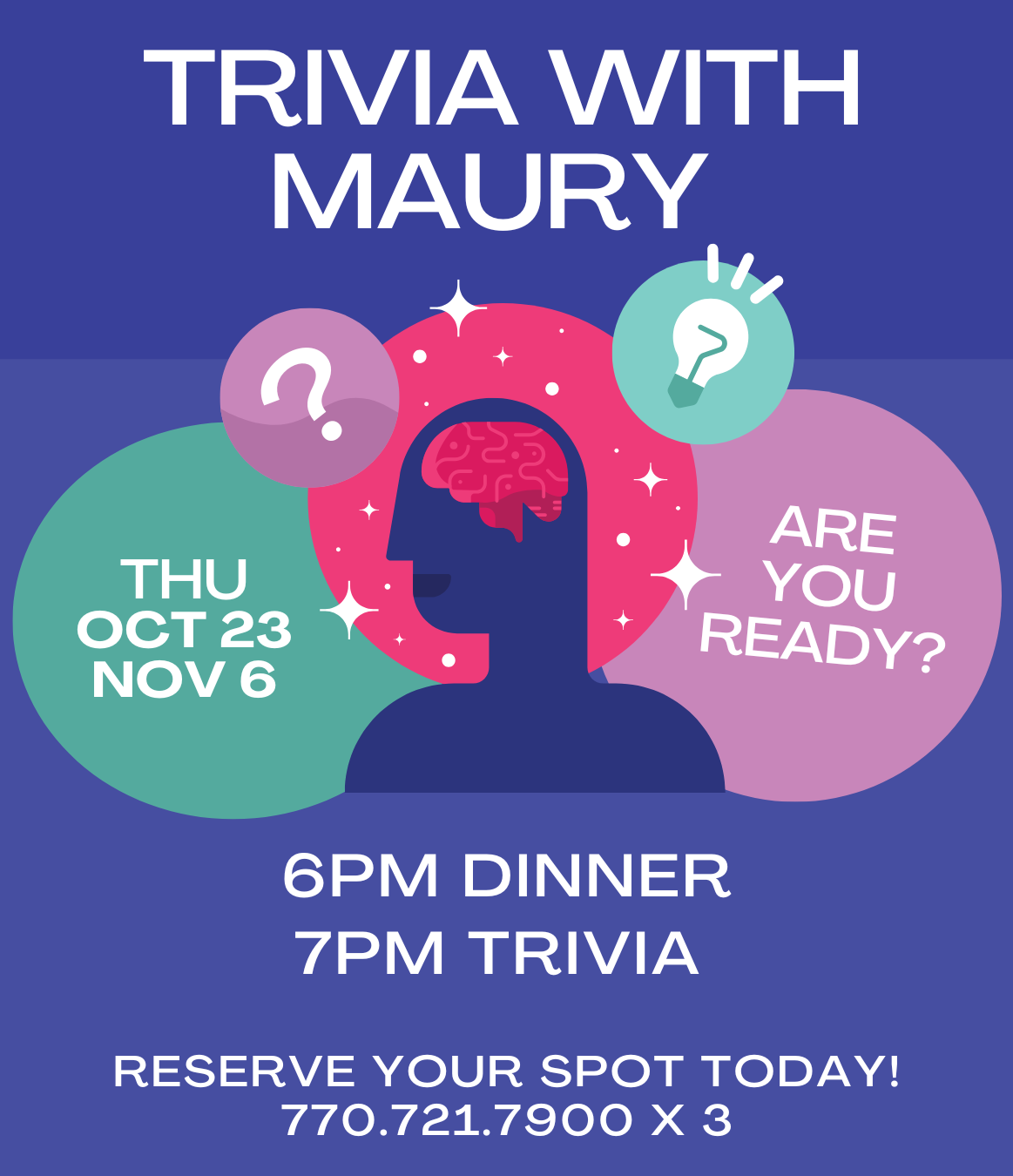 2025 Trivia with Maury October and November