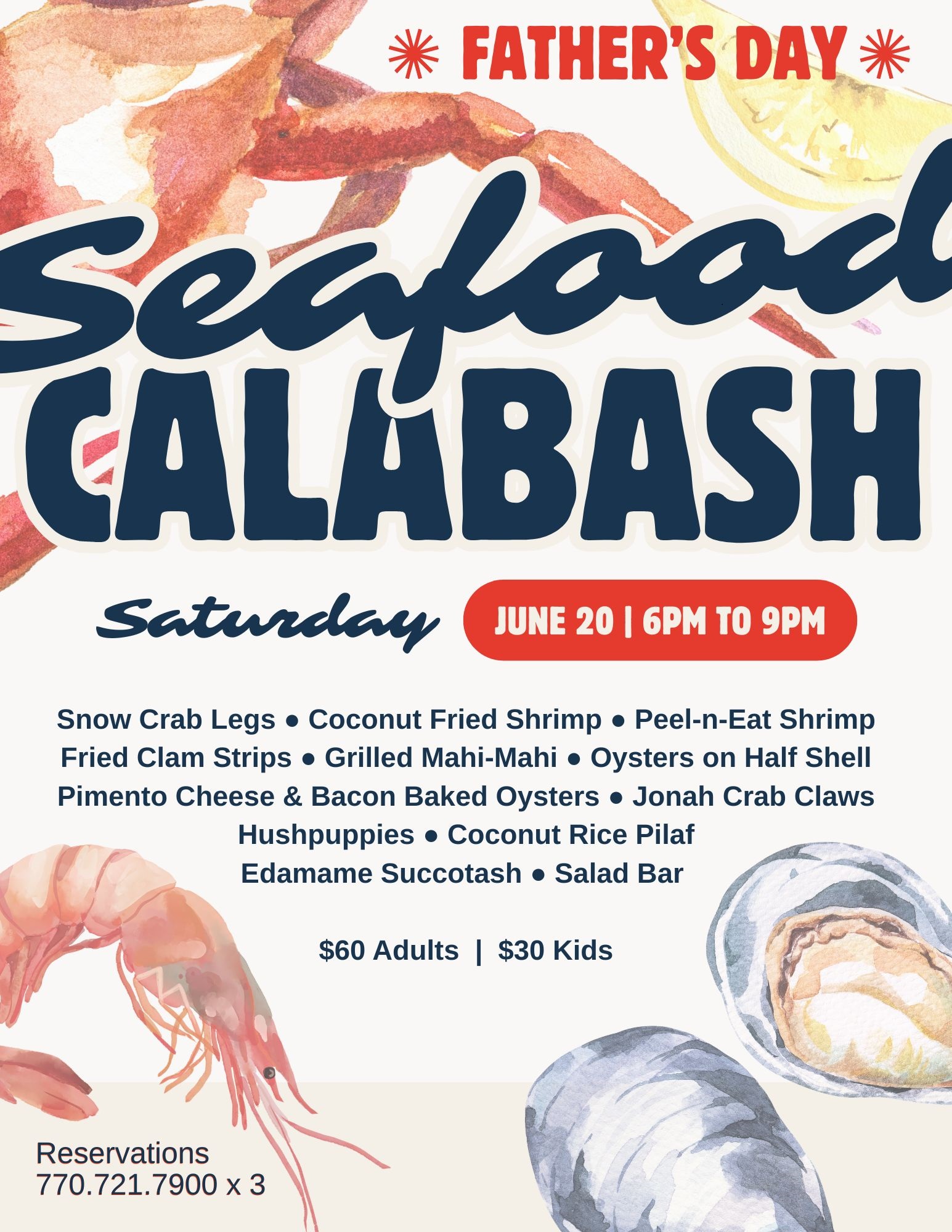 2026 Fathers Day Seafood JUNE