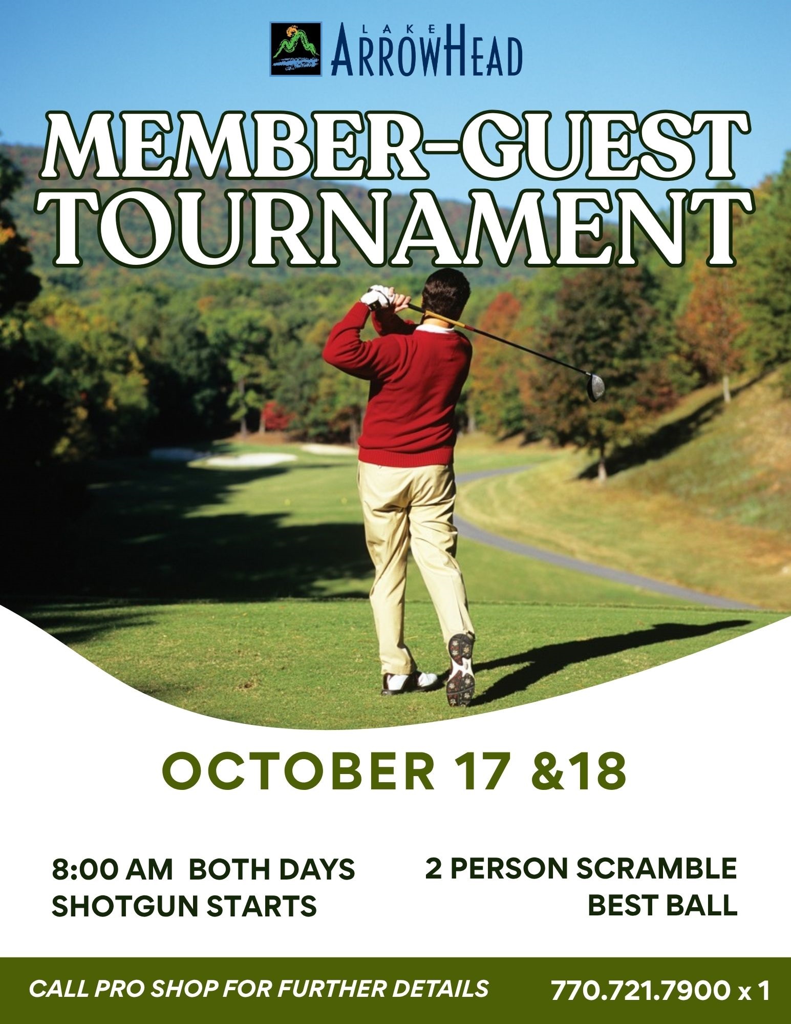 2026 Member Guest Golf OCT 1