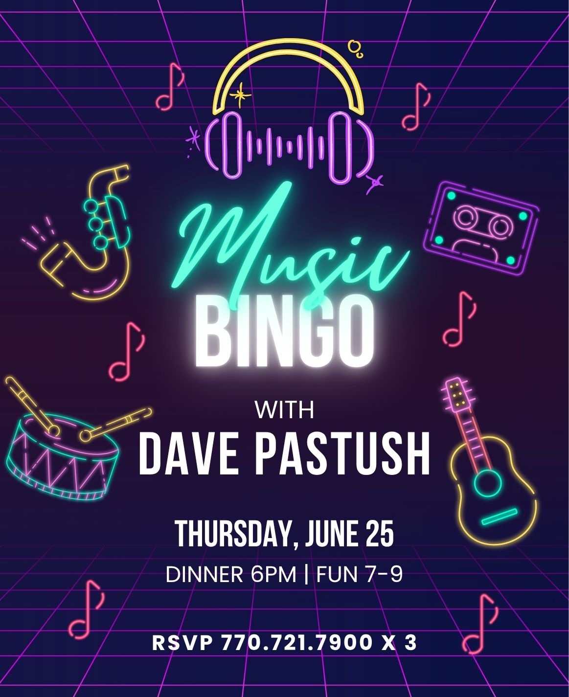 2026 Music Bingo JUNE
