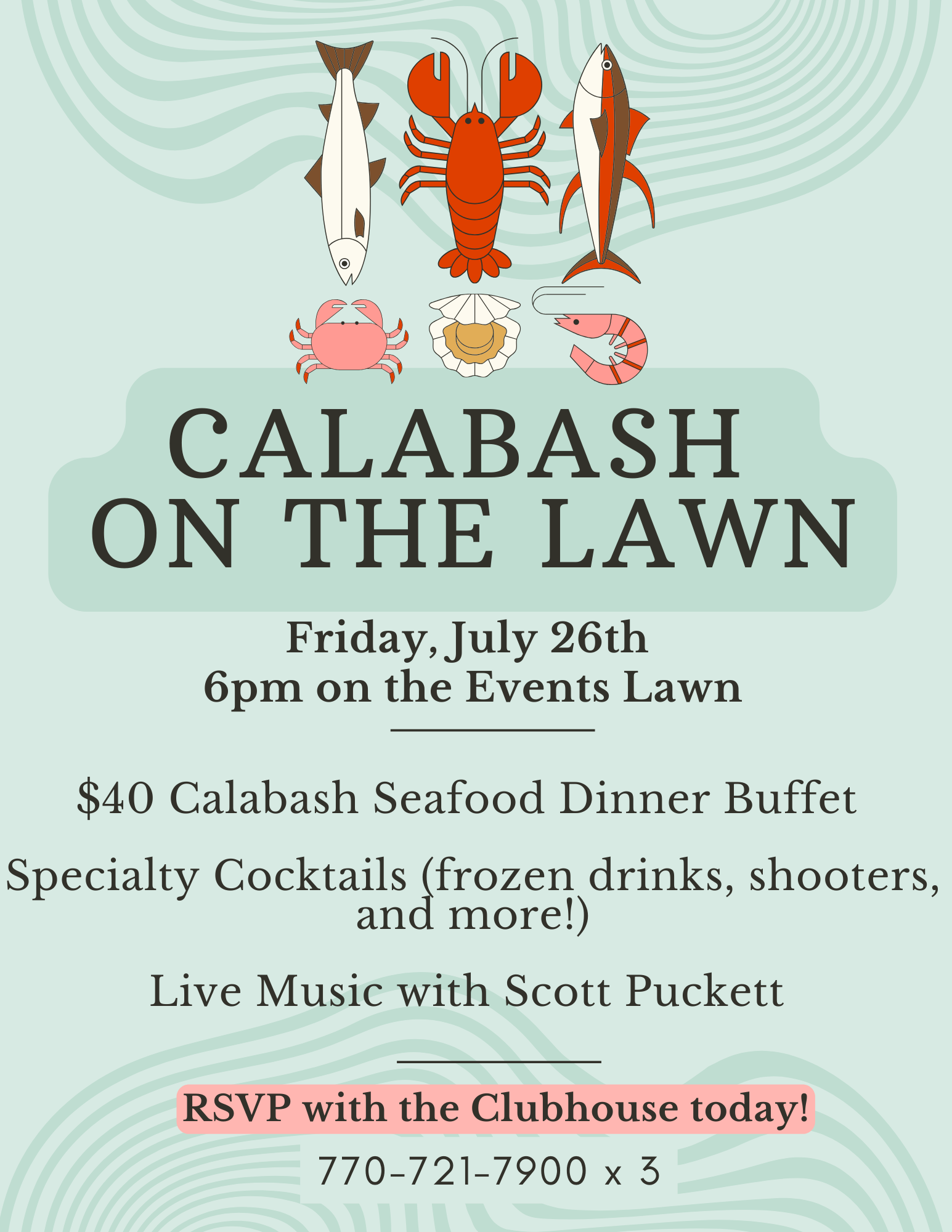 Calabash on the Lawn July 26th