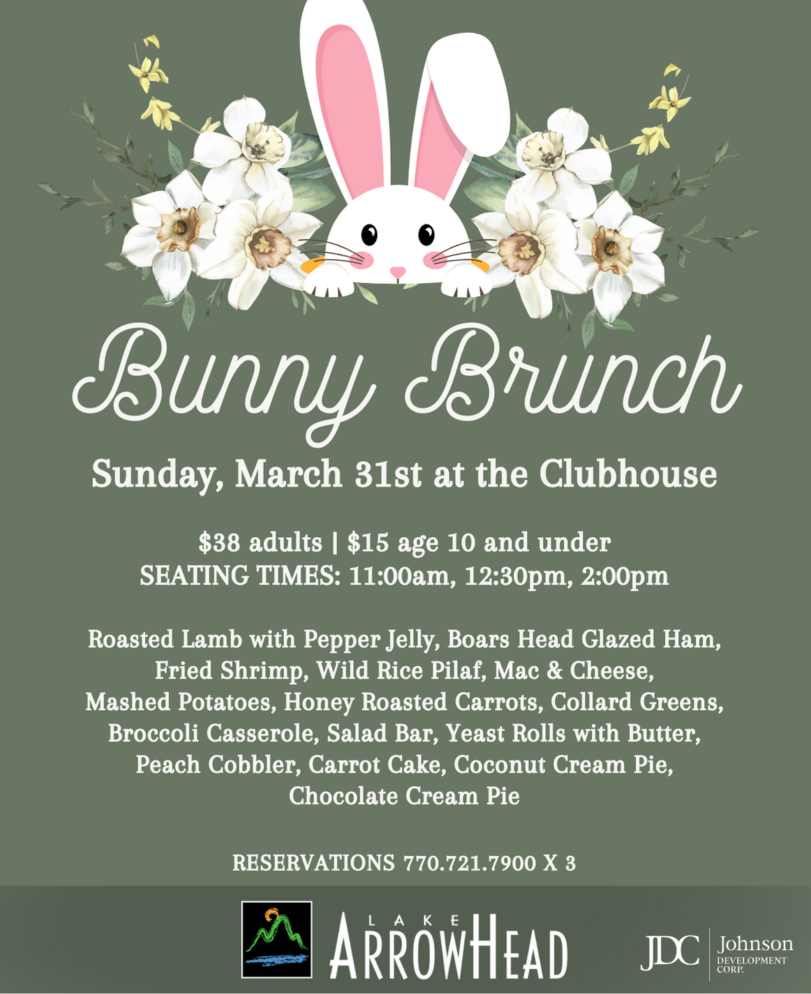 Easter Brunch March 31st