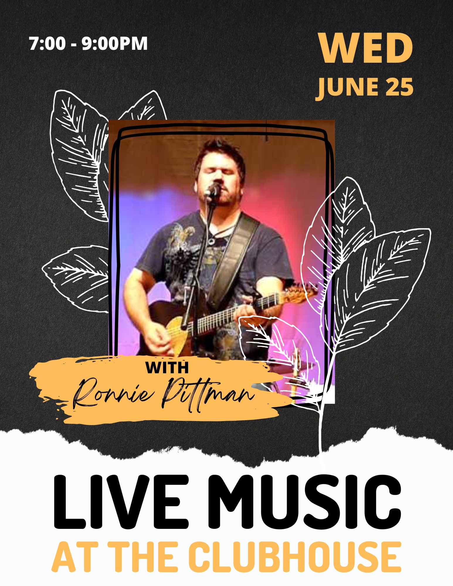 Live Music with Ronnie Pittman