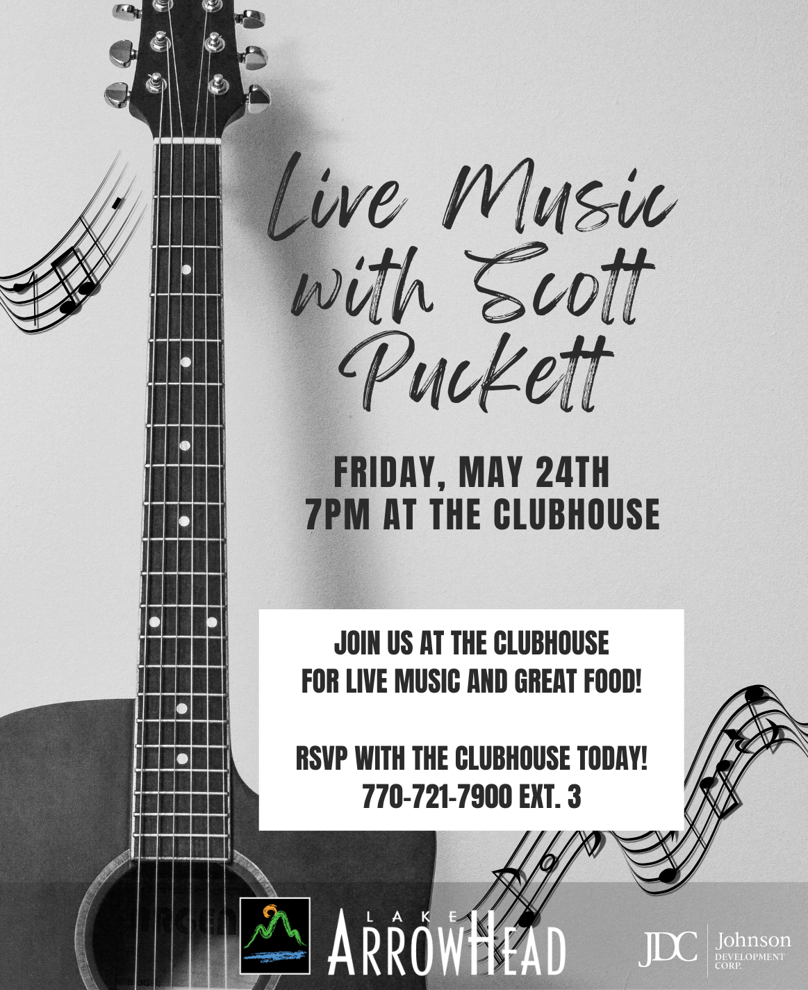 Live Music with Scott Puckett May 