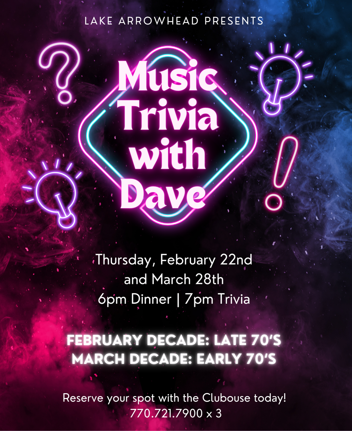 Music Trivia February and March 