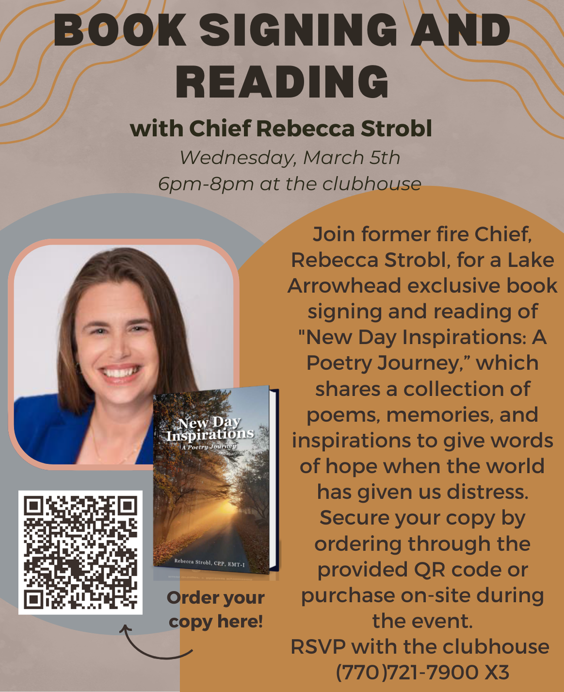 Rebecca Strobl Dinner and Learn March 5th
