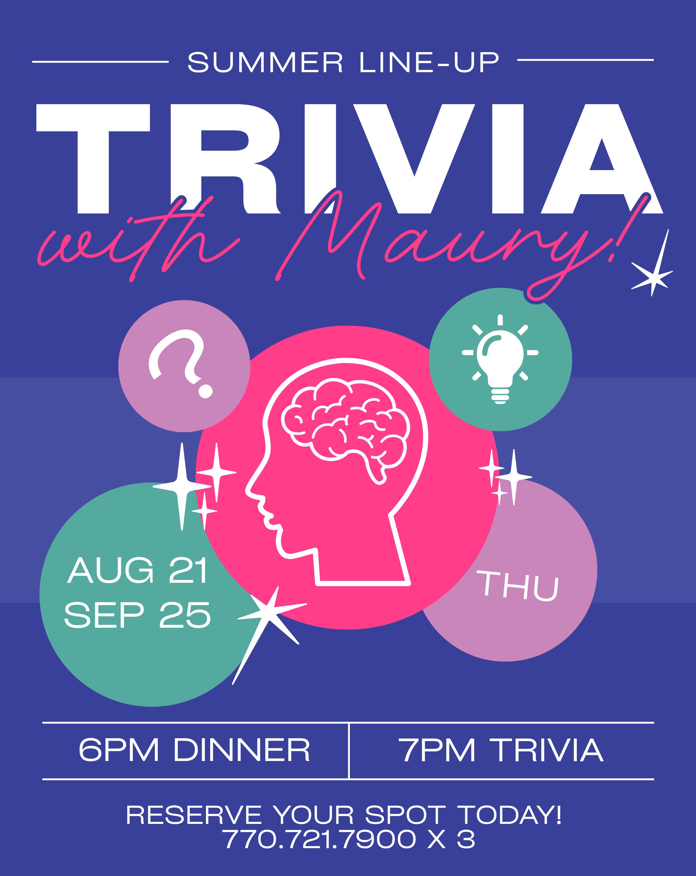 Trivia with Maury 8 21 and 9 25